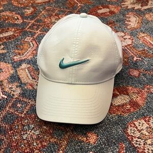 Nike Light Blue Hat with Teal Swoosh